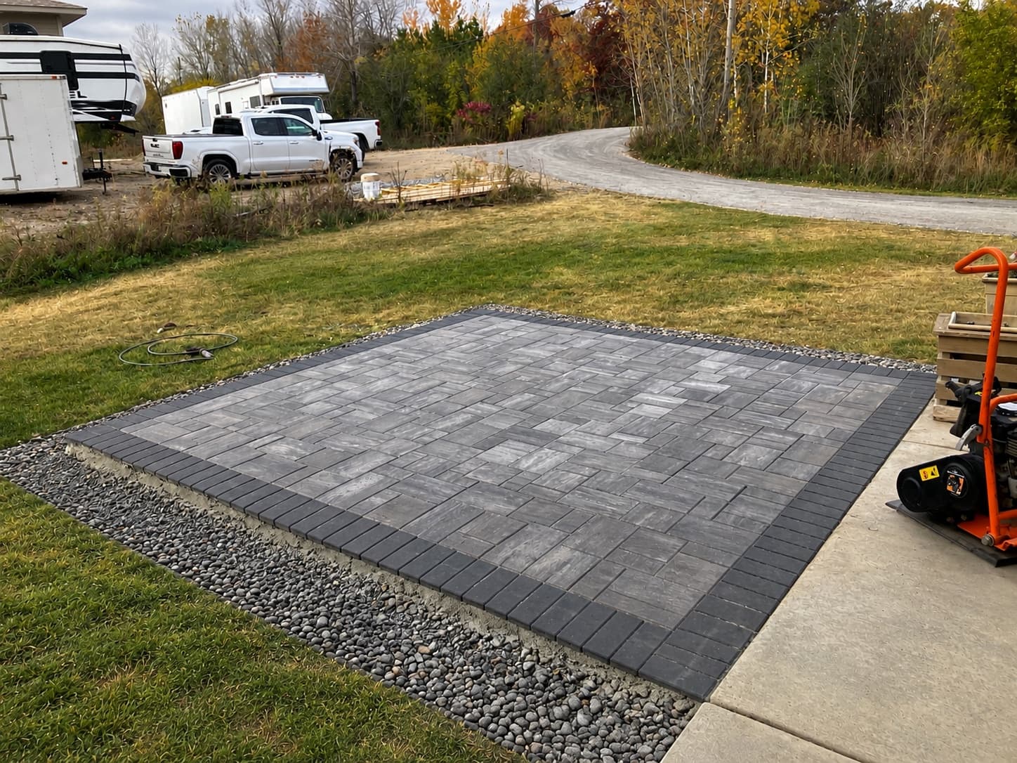 Paver patio