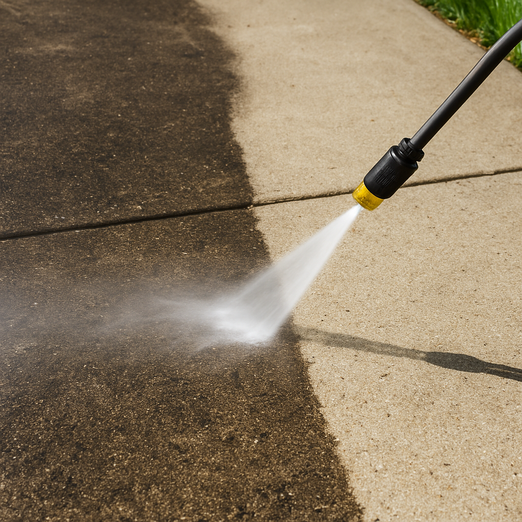 Concrete Pressure Washing